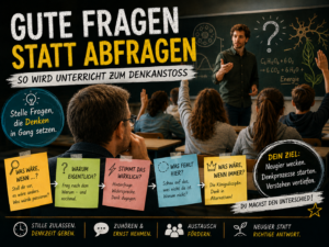 Impulsfragen die zum Denken anregen