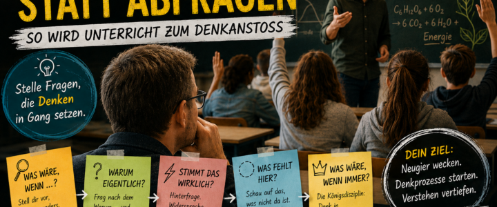 Impulsfragen stellen, die wirklich zum denken anregen